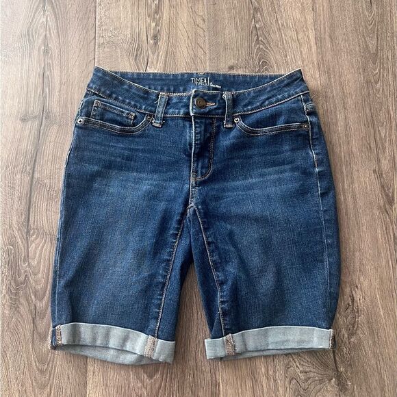 Time Thru Mid Rise Shorts Women  size 4 - Picture 1 of 5
